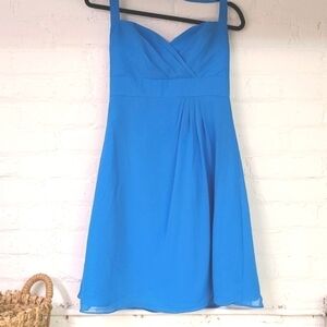 ALFRED ANGELO CHIFFON DRESS Sz 8 Bridal or Summer Party!